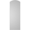 Ekena Millwork Arch Top Surface Mount PVC Gable Vent: Functional, w/ 2"W x 1-1/2"P Brickmould Frame, 14"W x 40"H GVPAR14X4002SF - alternate 3